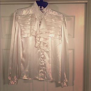 Vintage Cremé Colored Ruffle Shirt